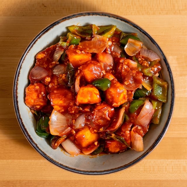 Chili Paneer.