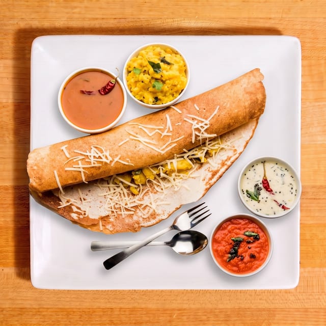 Cheese Dosa.