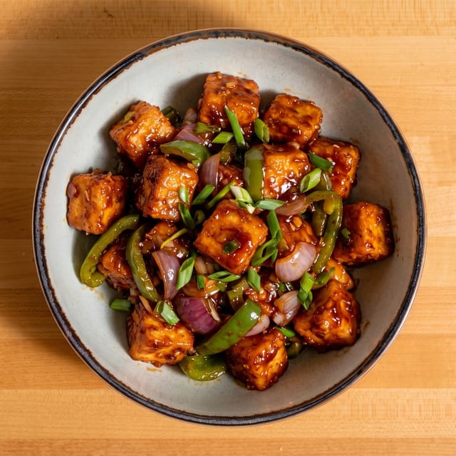 Baby Corn Manchurian.