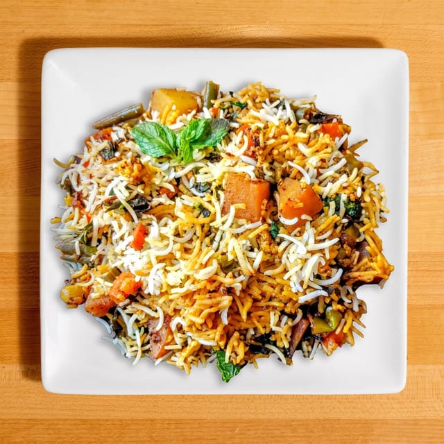 Veg Biryani.